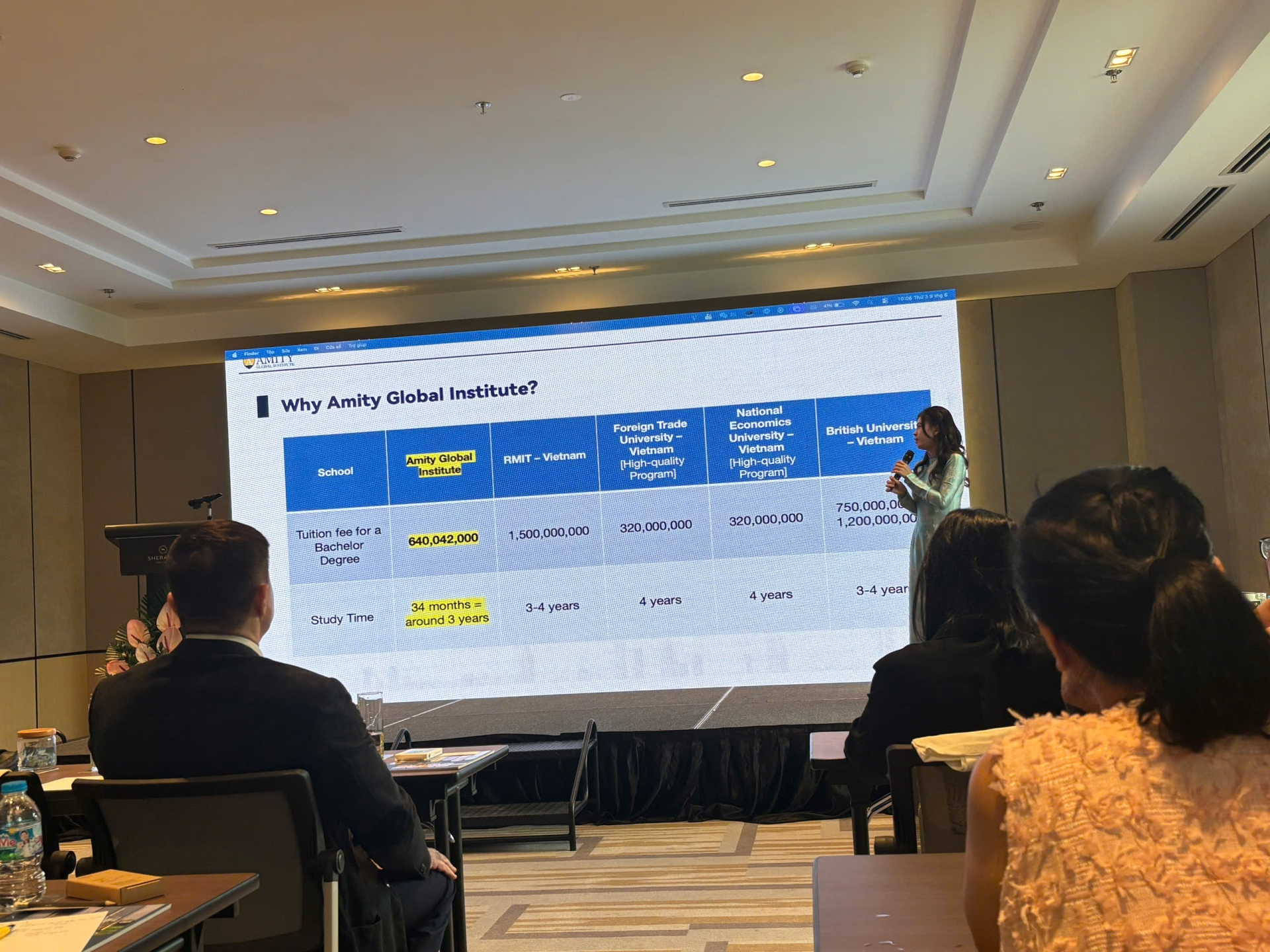 Khoảnh khắc ý nghĩa tại hội thảo của Amity Global Institute
