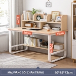 Bàn học sinh chân kim loại kết hợp tủ lưu trữ